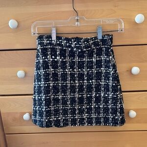 Black and White Skirt